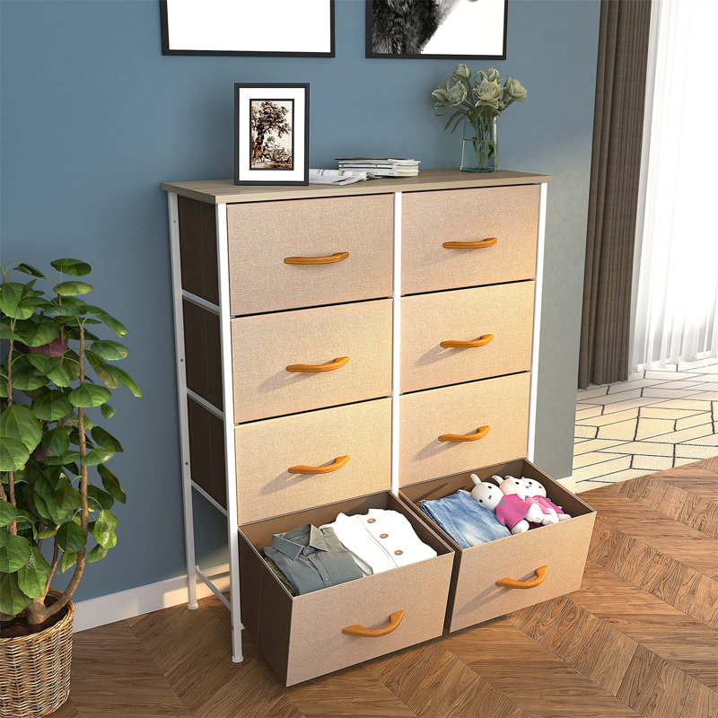 Commode à 8 tiroirs Tatayanna