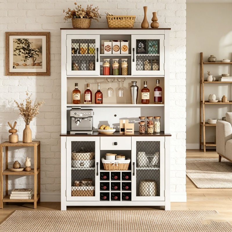Buffet 70,9 po, Blanc