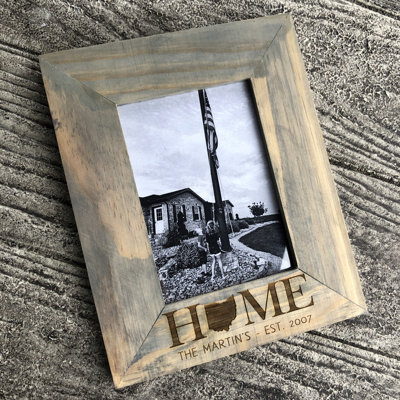 Gray Wood Matte Picture Frame