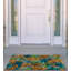 Paillasson coco - Fleurs bleues-129264778