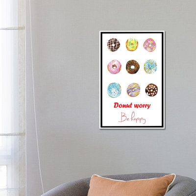 « do not inquiéter be happy »-impression sur papier