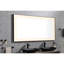Miroir de salle de bain 72 "x 36" à DEL pour salle de bain, fixation murale, cadre en aluminium, fonction brouillard, 3 températures de couleur, gradation continue, miroir de salle de bain 72 "noir mat 36", brouillard, couleurs-399792248