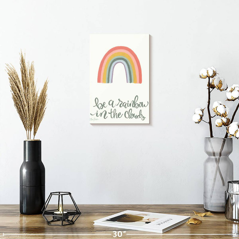 Tergel Rainbow In The Clouds, 12" H x 8" W