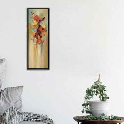«Tall Autumn Flowers II» par Silvia Vassileva, reproduction d'art panoramique sur toile