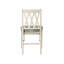 Ensemble de 2 chaises de cuisine Plano avec siège en polyester, dossier 3-X, finition lin blanc-1738020644