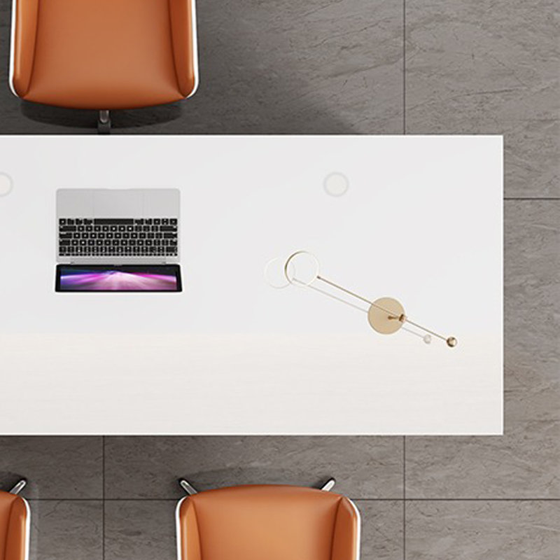 Bureau simple peint, H 29,53 po x l 70,87 po x P 31,5 po