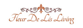 Fleur De Lis Living Logo