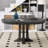 Farmhouse Extendable Dining Table Round Dining Table-463835548