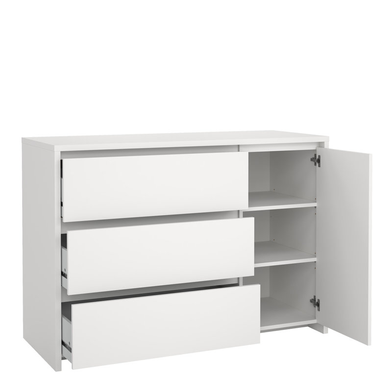 Borislava 118.6cm Sideboard, White