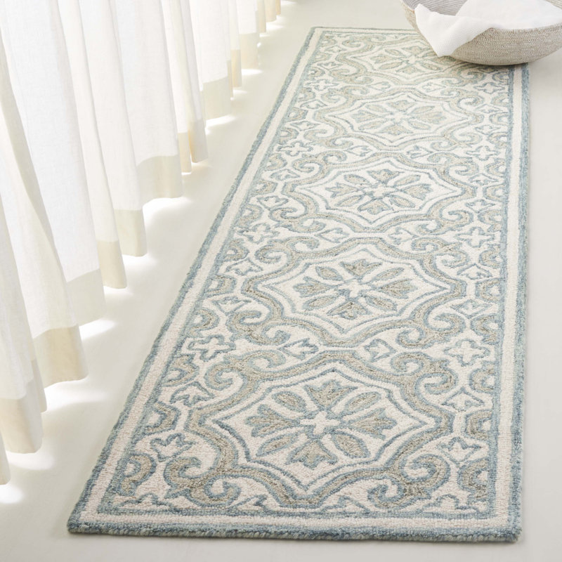 Tapis en laine et en coton touffeté à la main Lauren Ralph Lauren, Tapis de couloir 2 pi 3 po x 8 pi