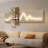 70.87"Cream-Style Three-dimensional Sandstone Decorative Painting with Hydroponic Plants-101490772