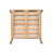 Patio Acacia Wood Chat Set, Club Chair + Coffee Table With Water-Resistant Cushion, Teak + Beige