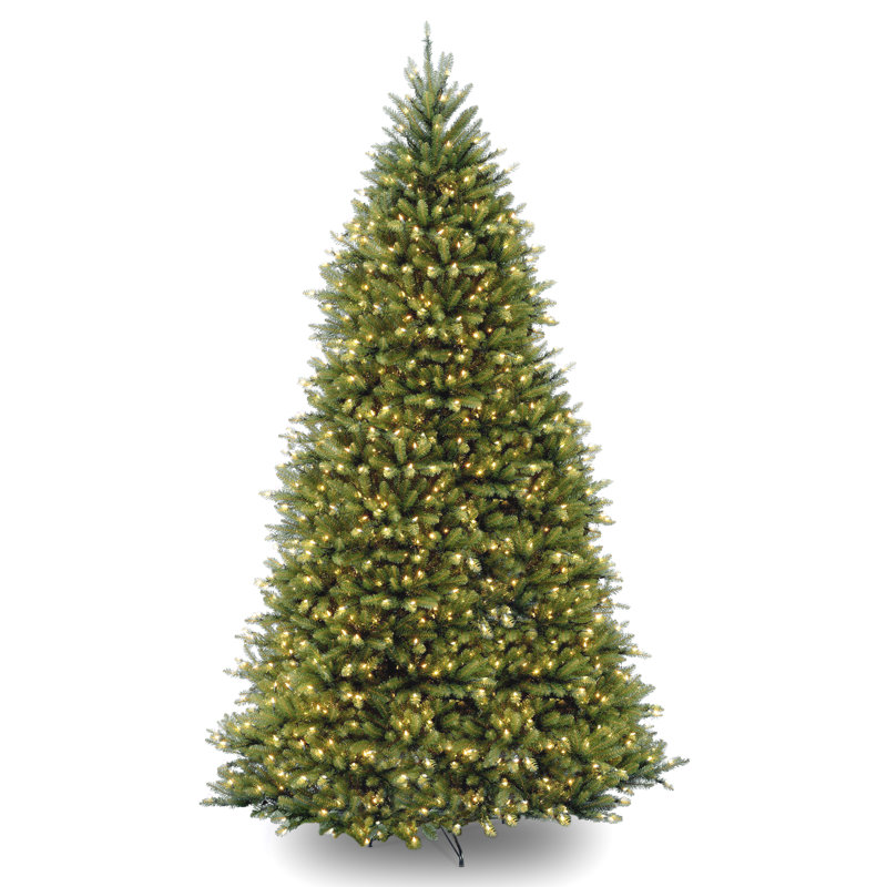 Dunhill 10' H Green Fir Christmas Tree with 1200 LED Lights