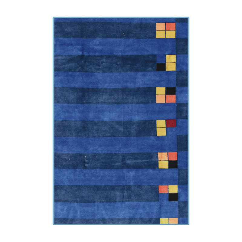 Tapis abstrait moderne 3004, Rectangle de 2 pi x 3 pi