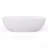 71 Inch Freestanding Solid Surface Soaking Bathtub