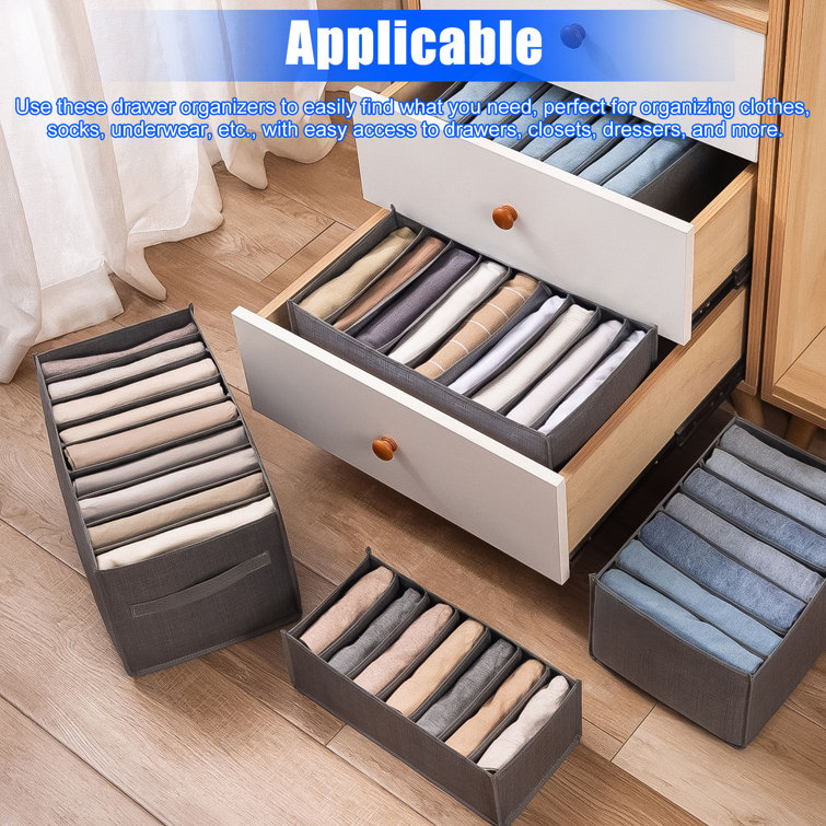 Rebrilliant Maisun Non-Woven Fabric Drawer Organizer Dividers for