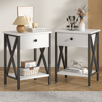 Table de bout avec rangement Demmer