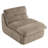 Armless Chenille Giant Bean Bag Chair 32" Extra Large Floor Lounger with Removable Cushion and High-Resiliency Support-1867998994