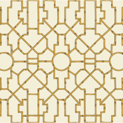 Baldwin Geometric Wallpaper Roll by Scalamandré
