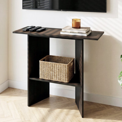Console étroite Nina de 32 po avec rangement, entrée et canapé pour le salon, le couloir et le vestibule