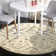 Round Rug Hand Tufted Wool Geometric Indoor Rug