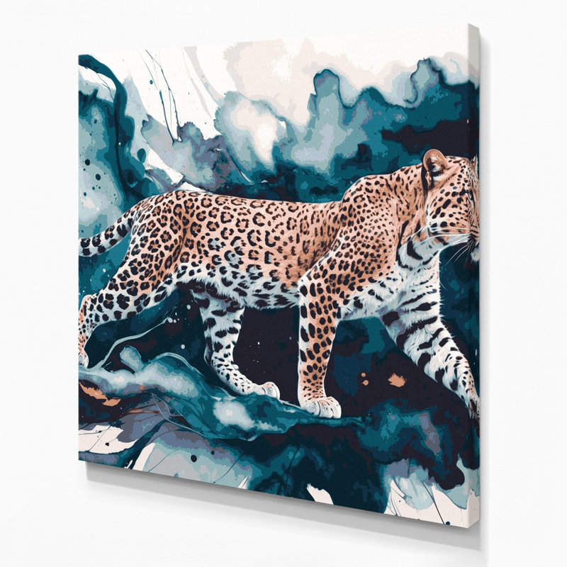 Art mural sur toile Big Cats, H 16 po x l 16 po