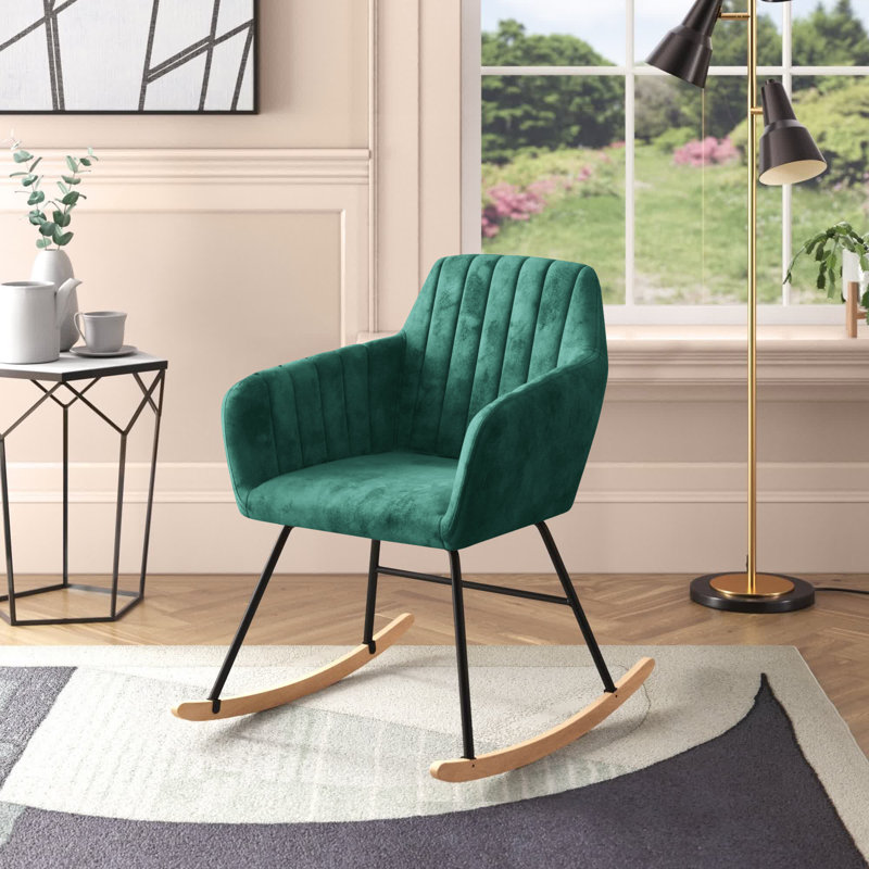 Abeyta Rocking Chair, Green