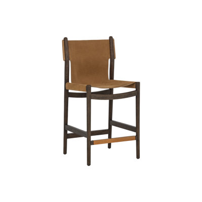 Argus Stool with Solid Wood Frame