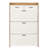 Shoe Cabinet With 3 Hidden Flip Drawers & 2 Storage Drawer-1070671493