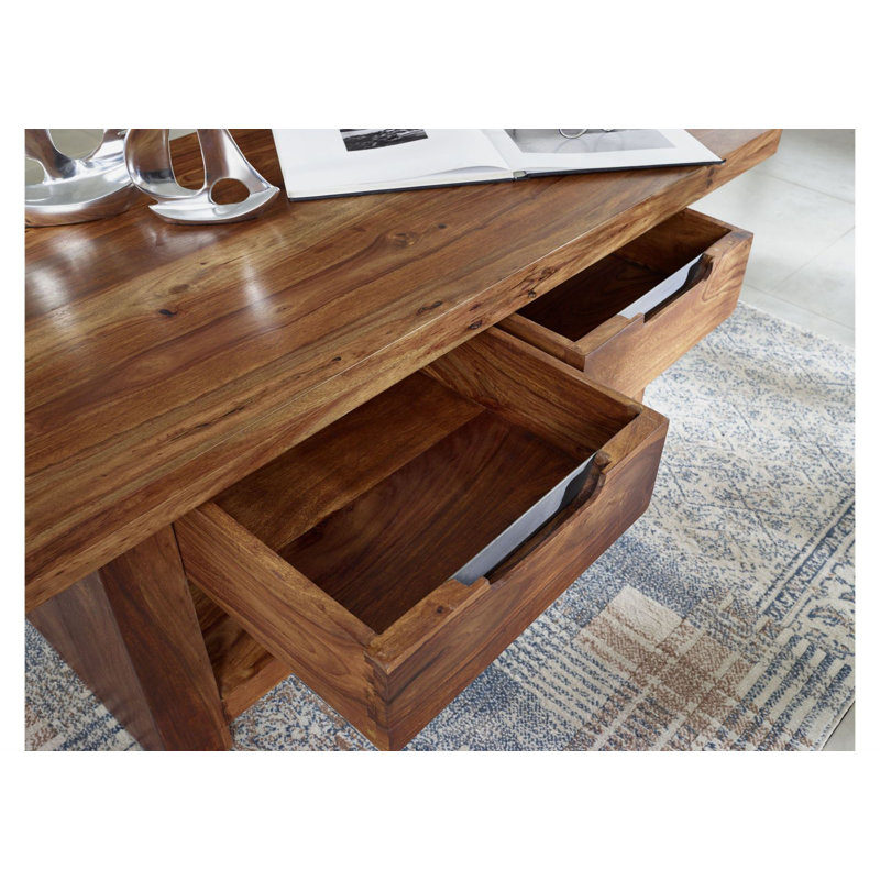 Duke Solid Wood Frame Coffee Table
