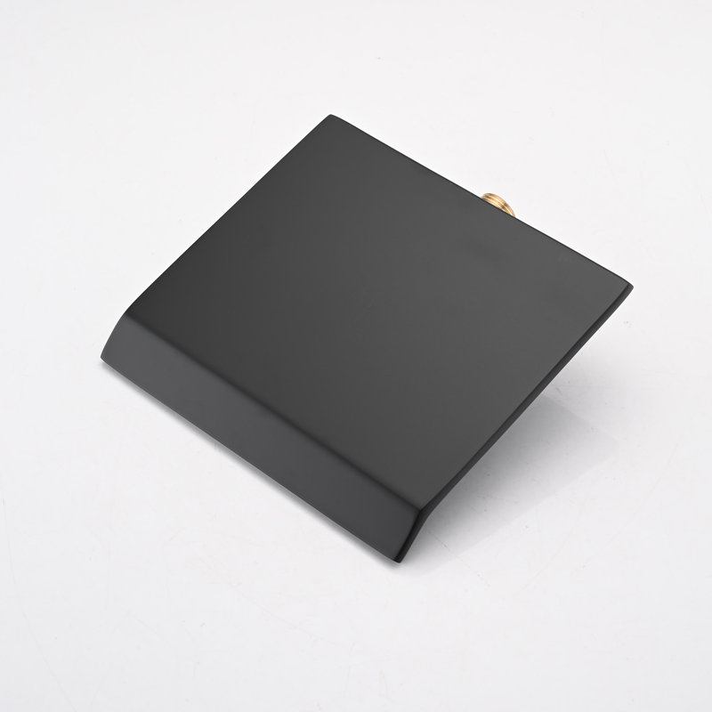Wall mounted bathroom sink faucet, Matte Black