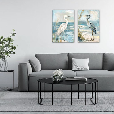 2 Piece Wrapped Canvas Wall Art