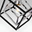 Luminaire suspendu industriel 1 lumière à double finition-1484842900
