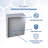San Jamar Multifold, C-Fold Towel Dispenser, Chrome