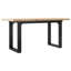  Table basse O-Frame 39,4 po x 19,7 po x 17,9 po en bois de pin massif et acier-1116188977