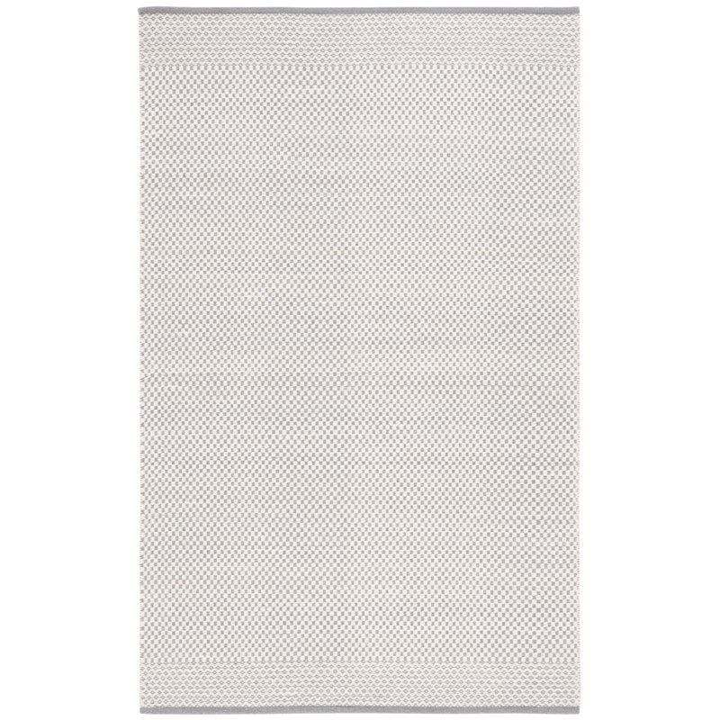 Tapis géométrique en laine / coton à tissage plat Wetherington, Rectangle 8 pi x 10 pi