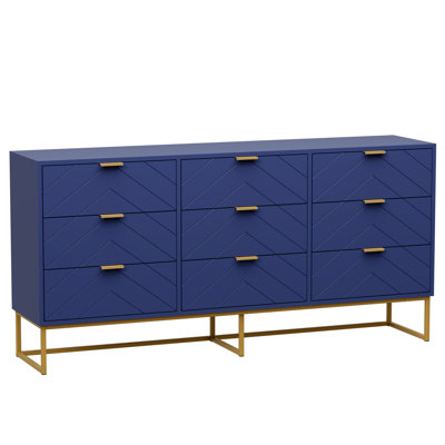 9 - Drawer 59.1"W Double Dresser