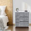 Commode 7 tiroirs - Gris / blanc-1133719082