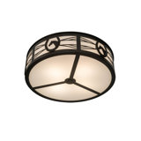 Horseshoe 4 - Light Semi Flush Mount
