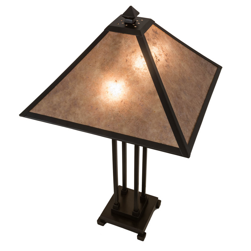 Van Erp Table Lamp, Mahogany Bronze
