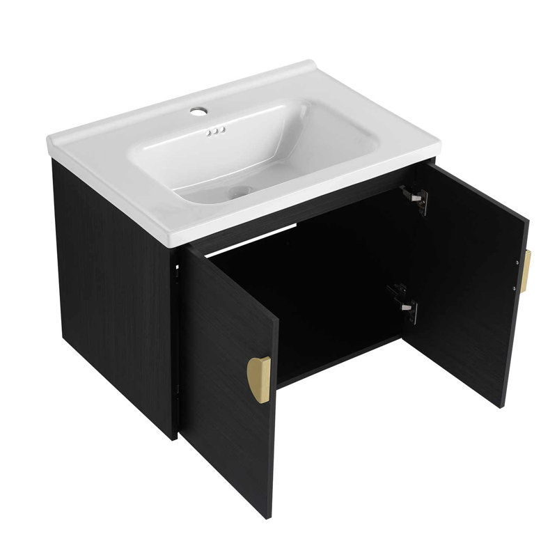 Meuble-lavabo simple avec plateau 27,8 po Lleucu