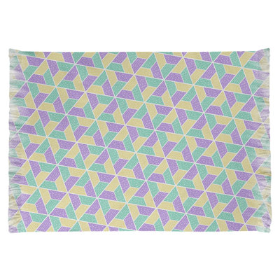Tapis mauve/vert/jaune trapézoïdals Mcguigan