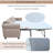 Versatile 2-in-1 Sofa Bed with Large Mattress for Home Spaces-246815247