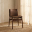 Chaise en cuir pleine fleur Oliva-129452571