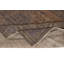 Tapis contemporain noué à la main 6,3 x 9,6 pi. Revêtement de sol brun de couleur brune