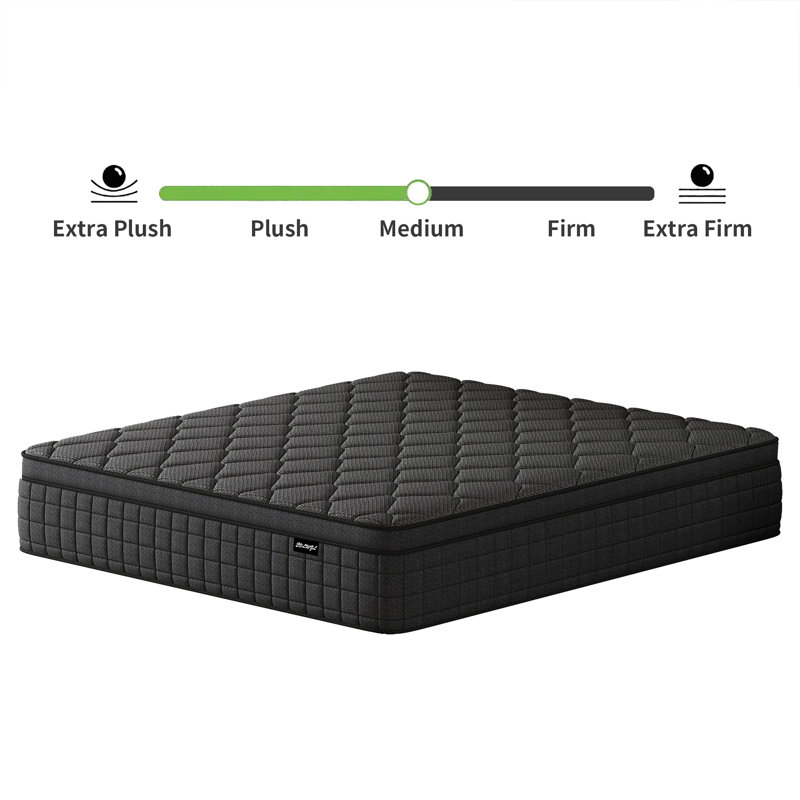 8''/10"/12"/14''Medium Cooling Gel Memory Foam Hybrid Mattresses In A Box With Certipur-US, 12", Twin