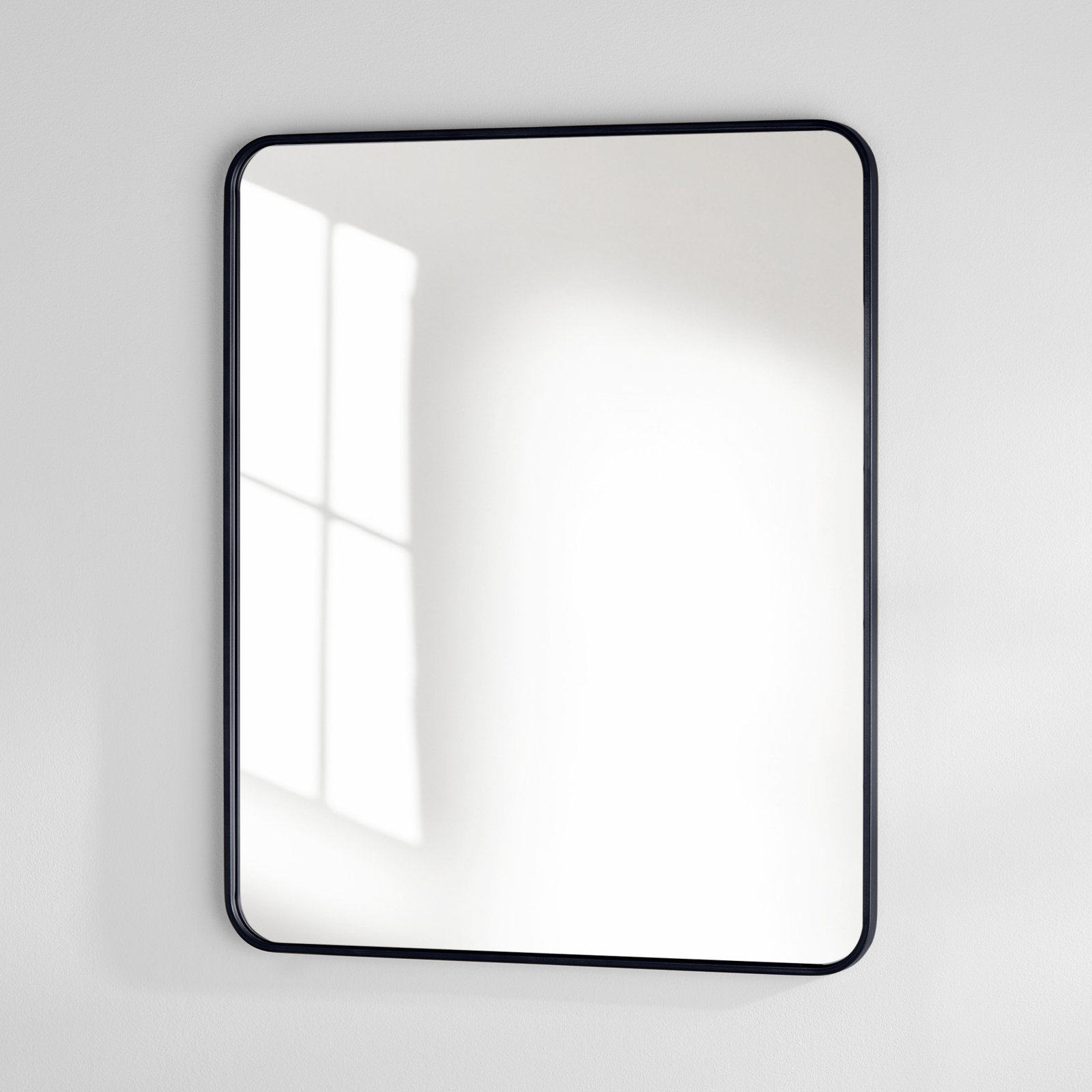 Sabine 36" Accent Mirror, Black, 36" x 30"