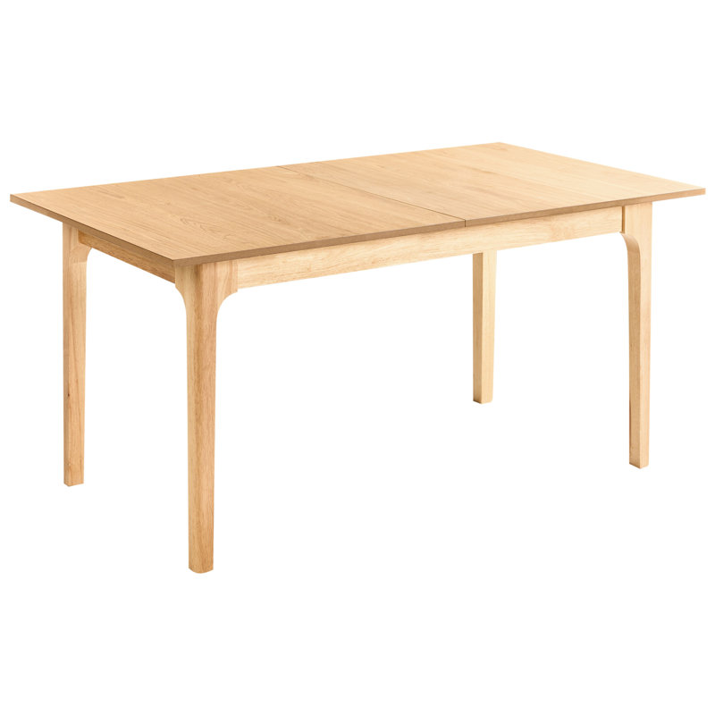 Extending Dining Table Light Ash Wood 160/200 cm 90 cm