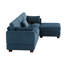 4 Seater Corduroy Corner Sofa -2017352967