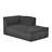 106" L-Shaped Modular Sectional Sofa With Chaise For Living Room, Chenille Upholstered Boneless Couches With Wave-Shaped Armrest, No Pillows Included-912961863
